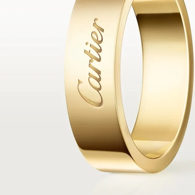 C De Cartier Wedding Ring, 5 Mm Width