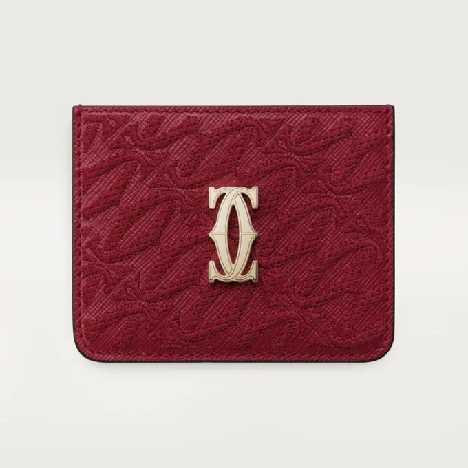 Card Holder, C De Cartier Card Holder, C De Cartier
