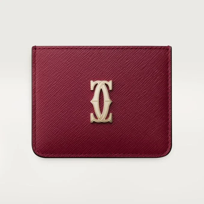 Card Holder, C De Cartier Card Holder, C De Cartier