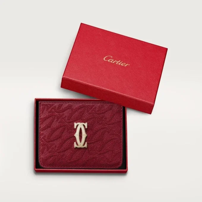 Card Holder, C De Cartier Card Holder, C De Cartier