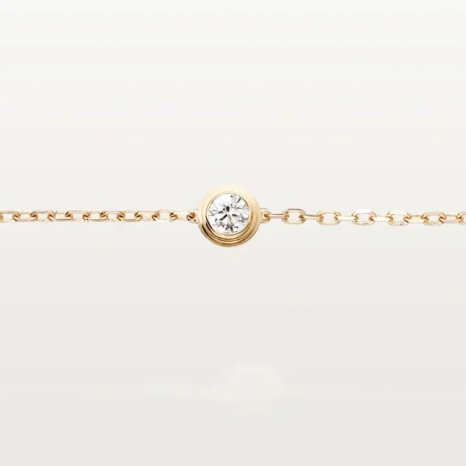 Cartier D’amour Bracelet, Diamond, Medium Model