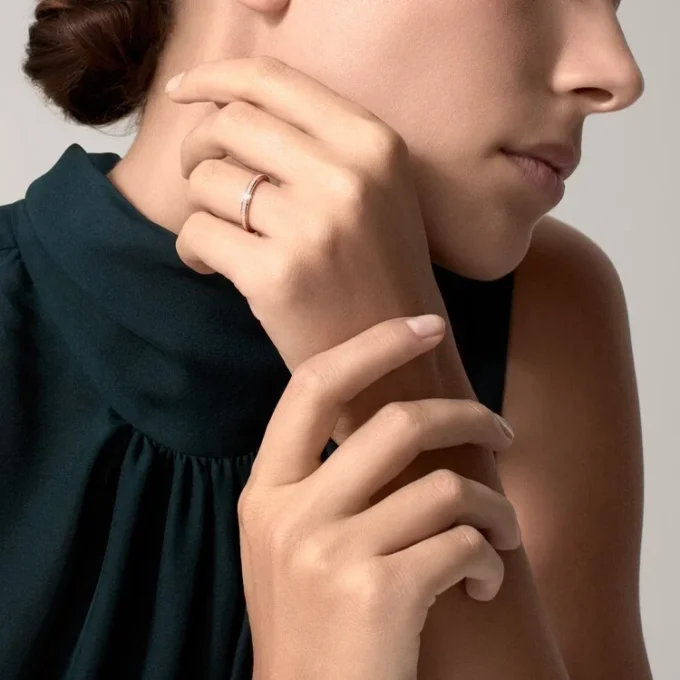 Cartier D’amour Wedding Band – Pink Gold, Diamonds – Cartier