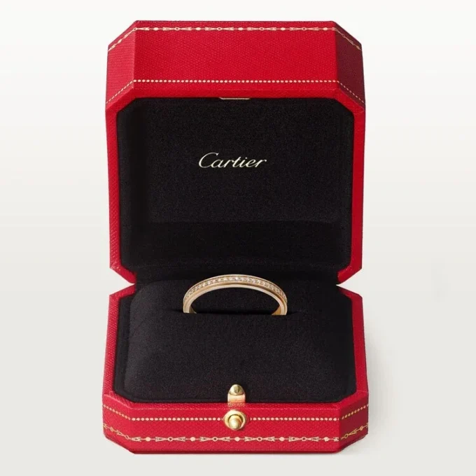 Cartier D’amour Wedding Band – Pink Gold, Diamonds – Cartier