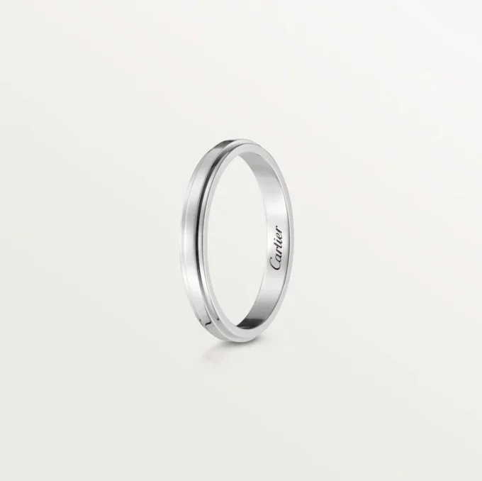 Cartier D’amour Wedding Band – Platinum – Cartier
