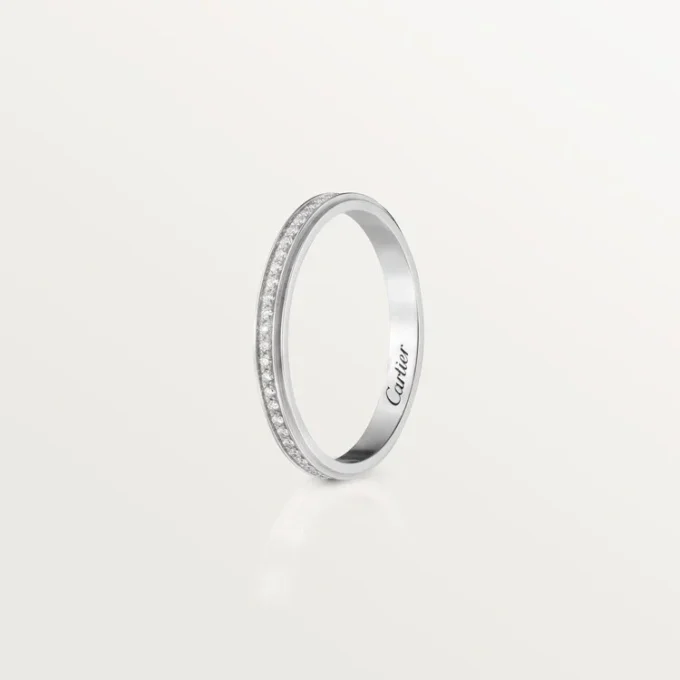 Cartier D’amour Wedding Band – Platinum, Diamonds – Cartier