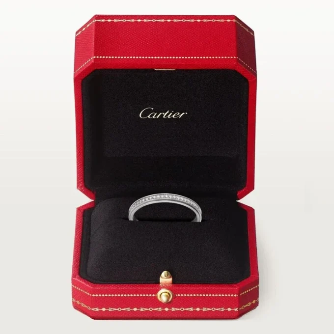 Cartier D’amour Wedding Band – Platinum, Diamonds – Cartier