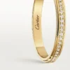 Cartier D’amour Wedding Ring, 2.3 Mm Width, Paved