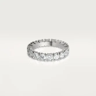 Cartier Destinee Wedding Band, 4.1 Mm Width, Paved
