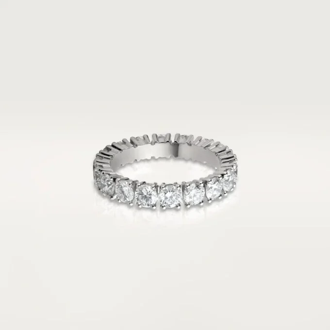 Cartier Destinee Wedding Band, 4.1 Mm Width, Paved Cartier Destinee Wedding Band, 4.1 Mm Width, Paved