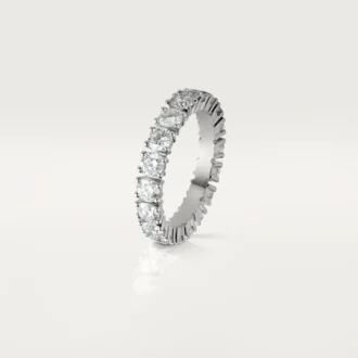 Cartier Destinee Wedding Band, 4.1 Mm Width, Paved