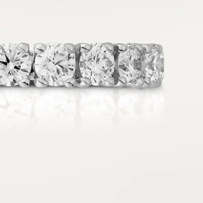 Cartier Destinee Wedding Band, 4.1 Mm Width, Paved Cartier Destinee Wedding Band, 4.1 Mm Width, Paved