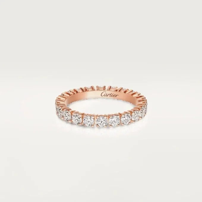 Cartier Destinee Wedding Band – Pink Gold, Diamonds – Cartier Cartier Destinee Wedding Band – Pink Gold, Diamonds – Cartier