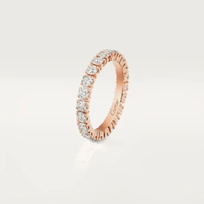Cartier Destinee Wedding Band – Pink Gold, Diamonds – Cartier Cartier Destinee Wedding Band – Pink Gold, Diamonds – Cartier
