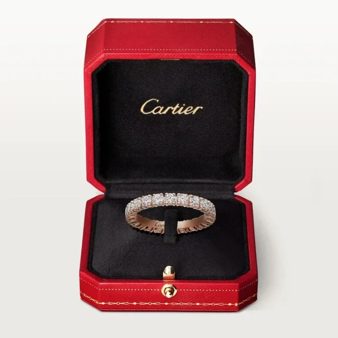 Cartier Destinee Wedding Band – Pink Gold, Diamonds – Cartier Cartier Destinee Wedding Band – Pink Gold, Diamonds – Cartier