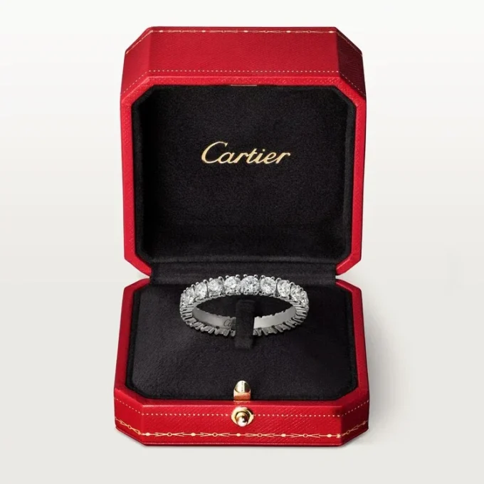 Cartier Destinee Wedding Band – Platinum, Diamonds – Cartier Cartier Destinee Wedding Band – Platinum, Diamonds – Cartier