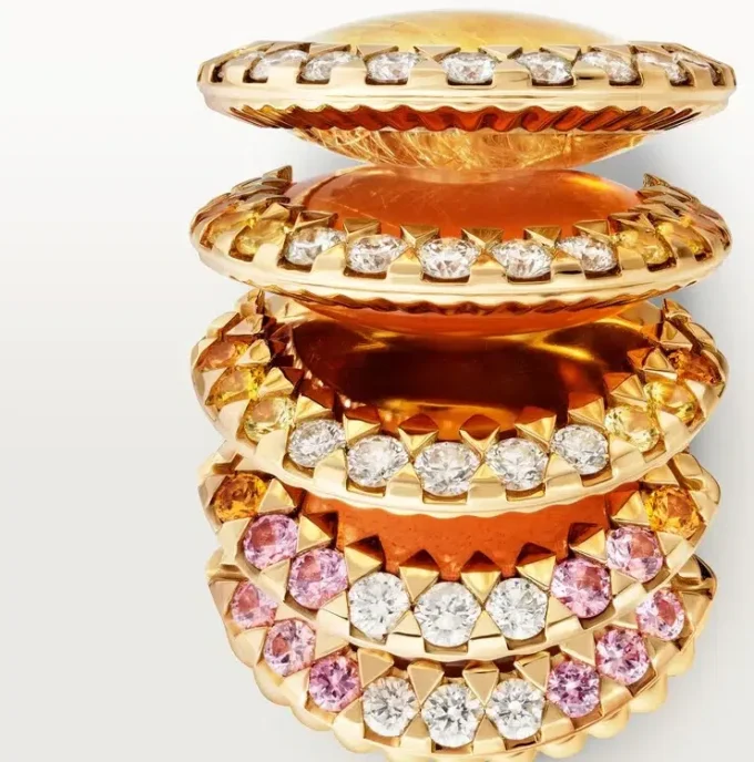 Cartier Libre Polymorph Ring, Chalcedony, Diamonds Cartier Libre Polymorph Ring, Chalcedony, Diamonds