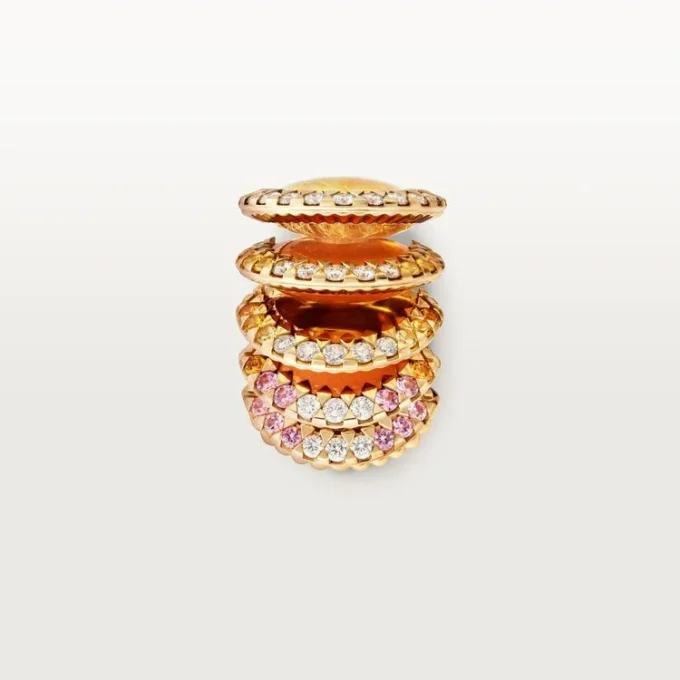 Cartier Libre Polymorph Ring, Chalcedony, Diamonds Cartier Libre Polymorph Ring, Chalcedony, Diamonds