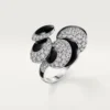 Cartier Libre Polymorph Ring, Onyx, Transformable Cartier Libre Polymorph Ring, Onyx, Transformable