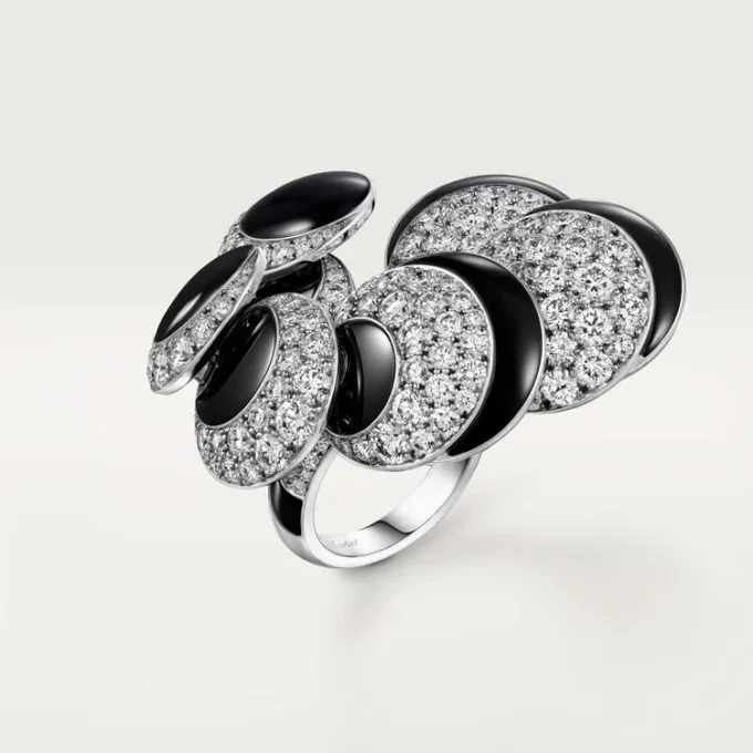 Cartier Libre Polymorph Ring, Onyx, Transformable Cartier Libre Polymorph Ring, Onyx, Transformable