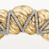 Cartier Libre Tressage Bracelet, Diamonds