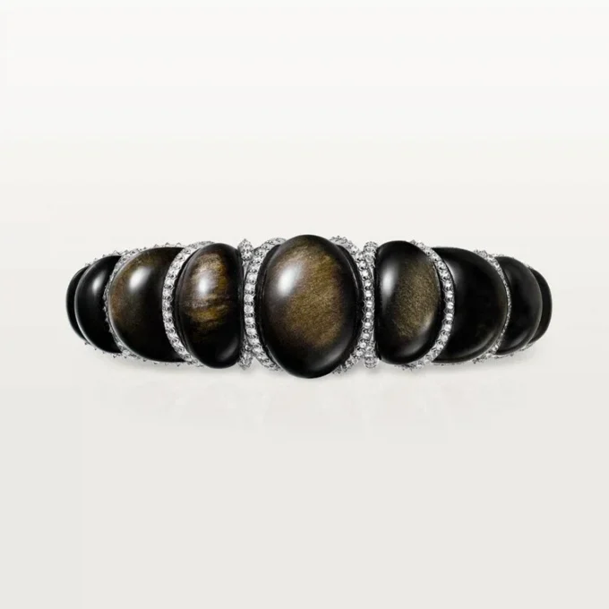 Cartier Libre Tressage Bracelet, Obsidian, Diamonds Cartier Libre Tressage Bracelet, Obsidian, Diamonds