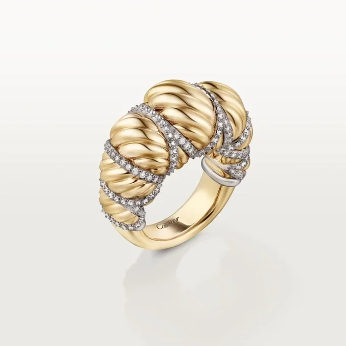 Cartier Libre Tressage Ring, Diamonds Cartier Libre Tressage Ring, Diamonds