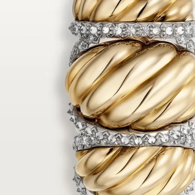 Cartier Libre Tressage Ring, Diamonds Cartier Libre Tressage Ring, Diamonds