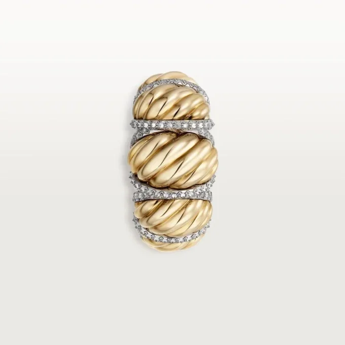 Cartier Libre Tressage Ring, Diamonds Cartier Libre Tressage Ring, Diamonds