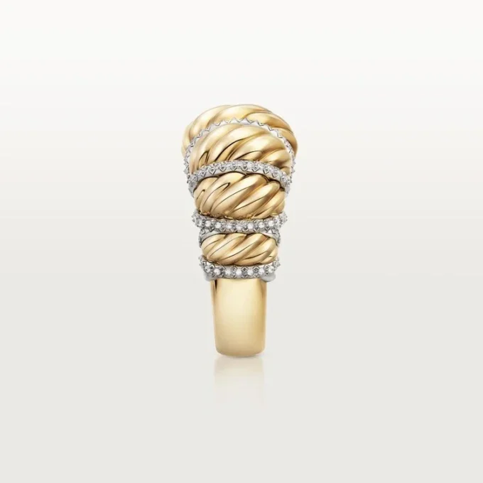 Cartier Libre Tressage Ring, Diamonds Cartier Libre Tressage Ring, Diamonds