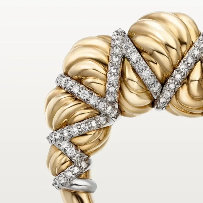 Cartier Libre Tressage Ring, Diamonds Cartier Libre Tressage Ring, Diamonds