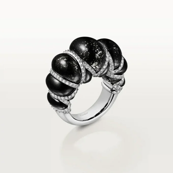 Cartier Libre Tressage Ring, Metaquartzite, Diamonds Cartier Libre Tressage Ring, Metaquartzite, Diamonds