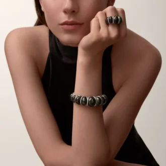 Cartier Libre Tressage Ring, Metaquartzite, Diamonds