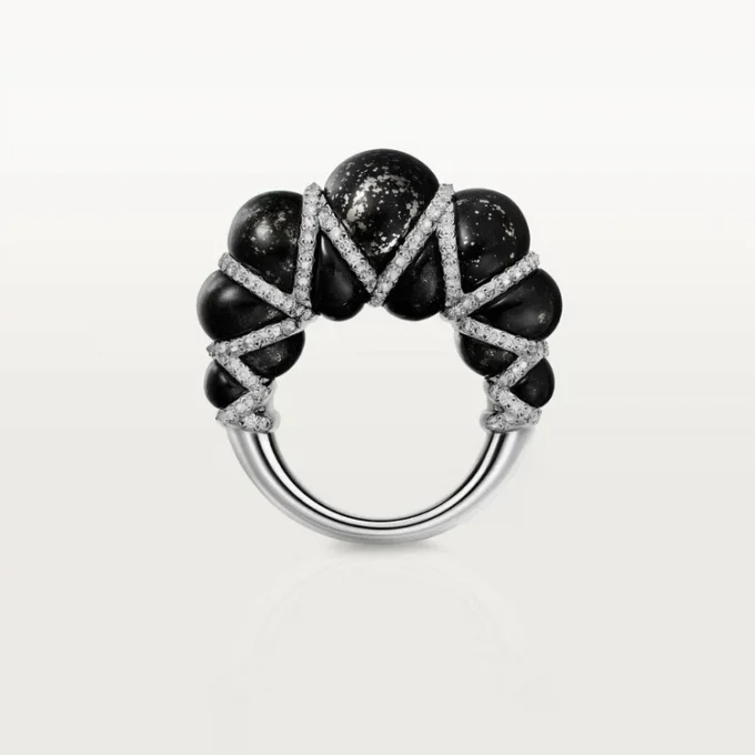 Cartier Libre Tressage Ring, Metaquartzite, Diamonds Cartier Libre Tressage Ring, Metaquartzite, Diamonds
