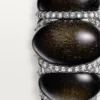Cartier Libre Tressage Ring, Obsidian, Diamonds Cartier Libre Tressage Ring, Obsidian, Diamonds