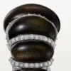 Cartier Libre Tressage Ring, Obsidian, Diamonds Cartier Libre Tressage Ring, Obsidian, Diamonds