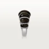 Cartier Libre Tressage Ring, Obsidian, Diamonds Cartier Libre Tressage Ring, Obsidian, Diamonds