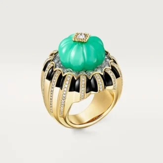 Cartier Libre Tuttitutti Ring, Chrysoprase, Diamonds