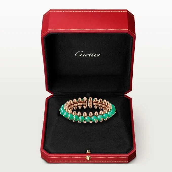 Clash De Cartier Bracelet, Chrysoprase, Extra-Large Model