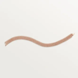 Clash De Cartier Bracelet, Flexible, Double Row, Paved
