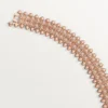 Clash De Cartier Bracelet, Flexible, Double Row, Paved