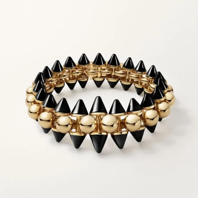 Clash De Cartier Bracelet, Flexible, Extra-Large Model, Onyx Clash De Cartier Bracelet, Flexible, Extra-Large Model, Onyx