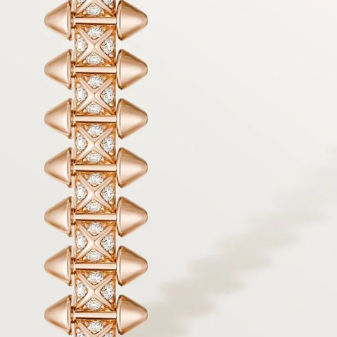 Clash De Cartier Bracelet, Flexible, Small Model, Paved Clash De Cartier Bracelet, Flexible, Small Model, Paved