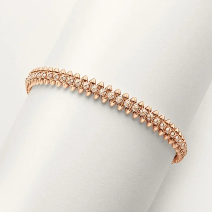 Clash De Cartier Bracelet, Flexible, Small Model, Paved Clash De Cartier Bracelet, Flexible, Small Model, Paved