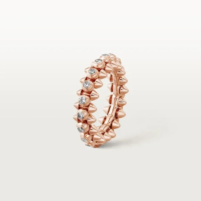 Clash De Cartier – Diamond Pave Ring in Rose Gold | Cartier Us Clash De Cartier – Diamond Pave Ring in Rose Gold | Cartier Us