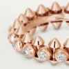 Clash De Cartier – Diamond Pave Ring in Rose Gold | Cartier Us Clash De Cartier – Diamond Pave Ring in Rose Gold | Cartier Us