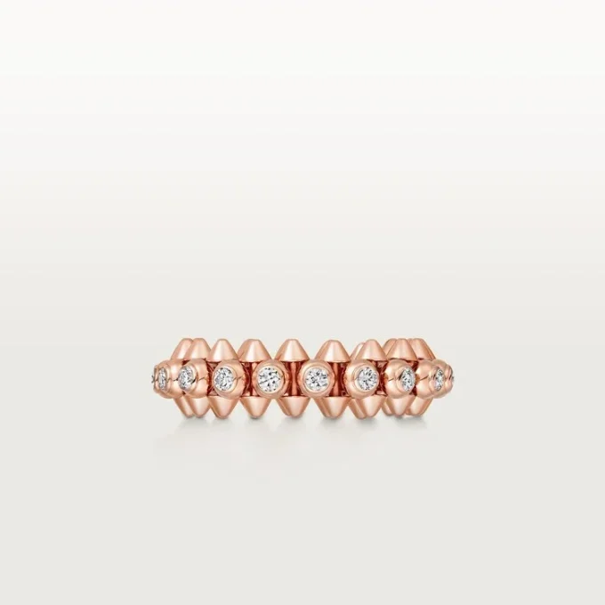 Clash De Cartier – Diamond Pave Ring in Rose Gold | Cartier Us Clash De Cartier – Diamond Pave Ring in Rose Gold | Cartier Us