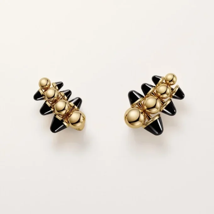 Clash De Cartier Earrings, Extra-Large Model, Onyx, Multiwear