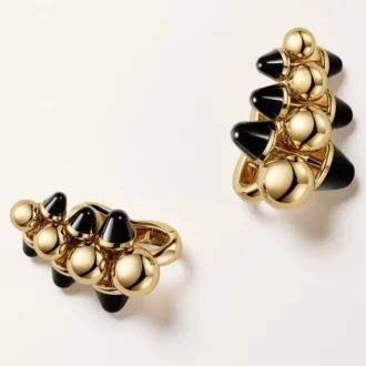 Clash De Cartier Earrings, Extra-Large Model, Onyx, Multiwear
