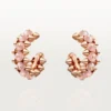Clash De Cartier Earrings, Pink Chalcedony