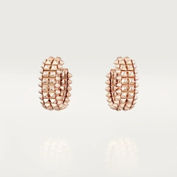 Clash De Cartier Hoop Earrings, Double Row